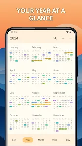 Year View Calendar